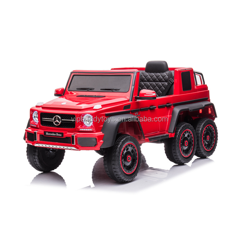 New License G63 AMG 6x6 6 Wheels 12V Kids Ride on Toy Vehicle Licensed Mercedes Benz G63 Kids Electric Car