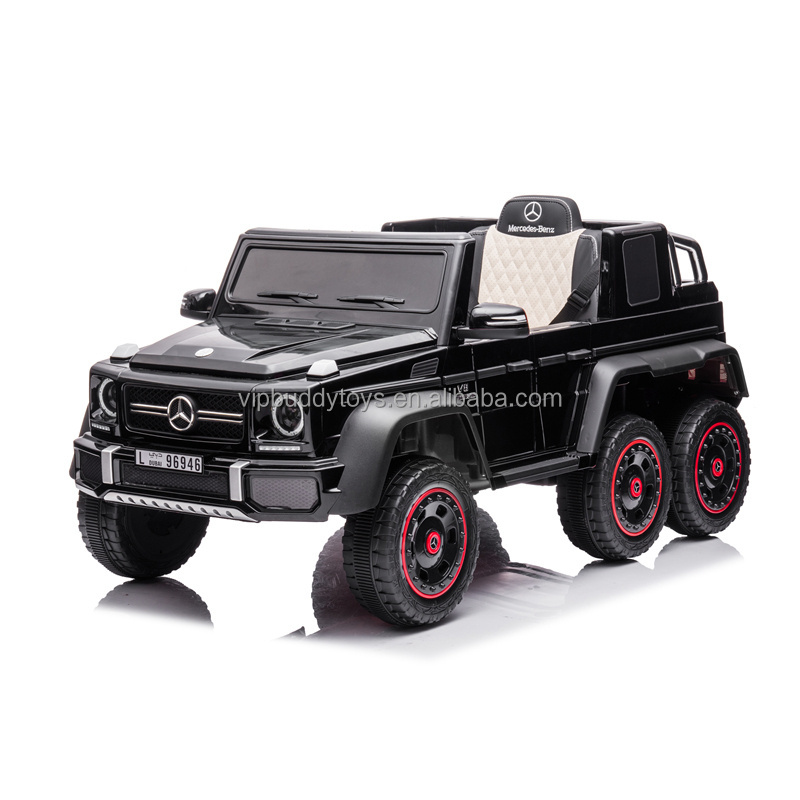 New License G63 AMG 6x6 6 Wheels 12V Kids Ride on Toy Vehicle Licensed Mercedes Benz G63 Kids Electric Car