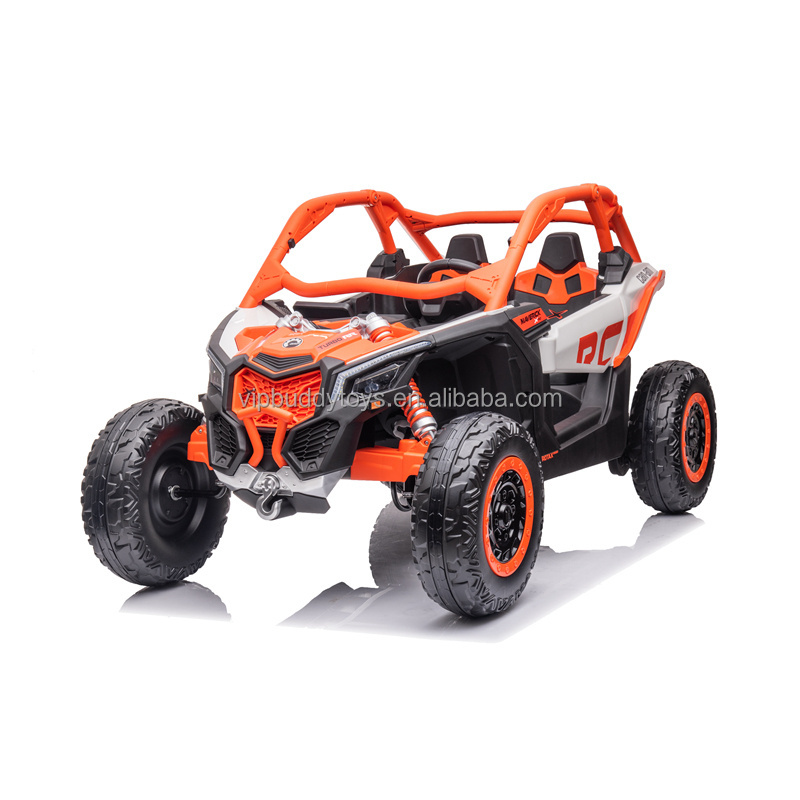 Battery Car, Ride on Toys Ride on Car Toy for Licensed Can Am Marverick UTV Children Electric Powered Vehicles Baby Plastic