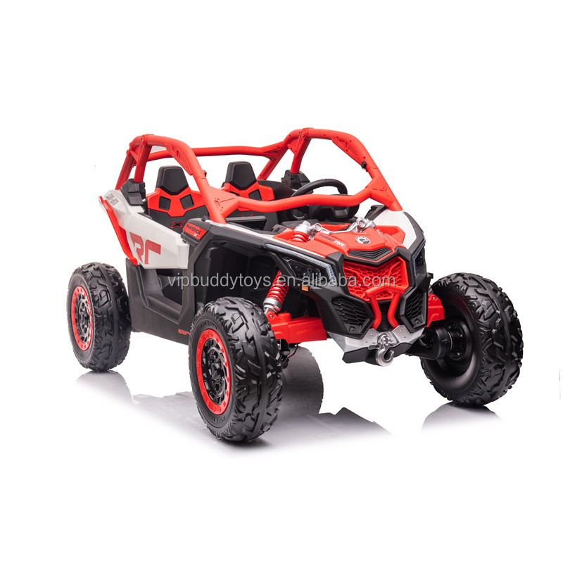 Battery Car, Ride on Toys Ride on Car Toy for Licensed Can Am Marverick UTV Children Electric Powered Vehicles Baby Plastic