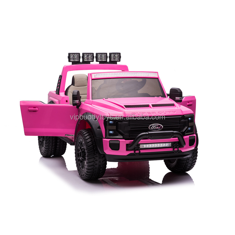 Pink Toy Girl Car Powered Wheels Motos Electric Car Kids Remote For Children 12v Kids Ride On Car