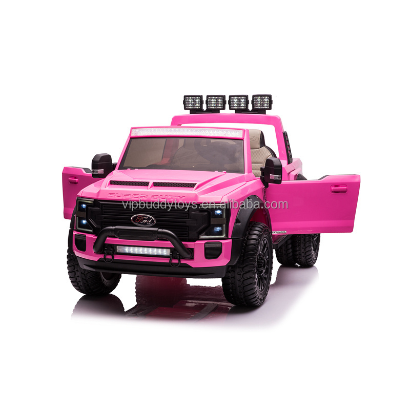 Pink Toy Girl Car Powered Wheels Motos Electric Car Kids Remote For Children 12v Kids Ride On Car