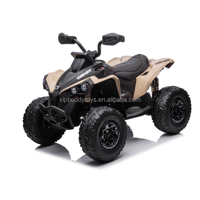 New Hot Sale Licensed Can Am Renegade Ons Plastic 24v Big Kids Atv Children Ride On Girls Wheel Battery Powered Car