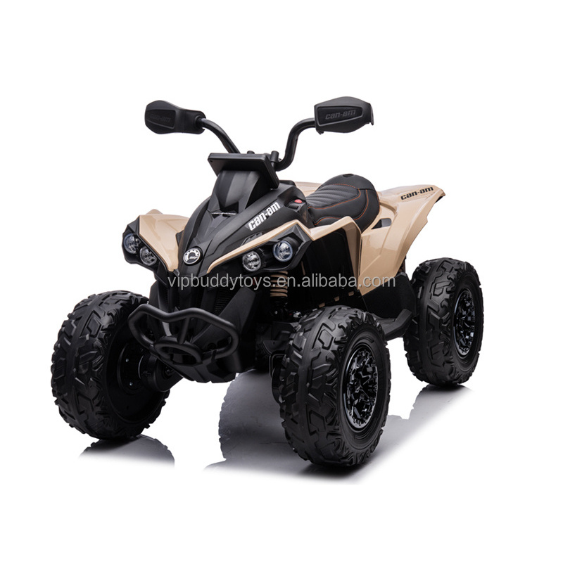 New Hot Sale Licensed Can Am Renegade Ons Plastic 24v Big Kids Atv Children Ride On Girls Wheel Battery Powered Car