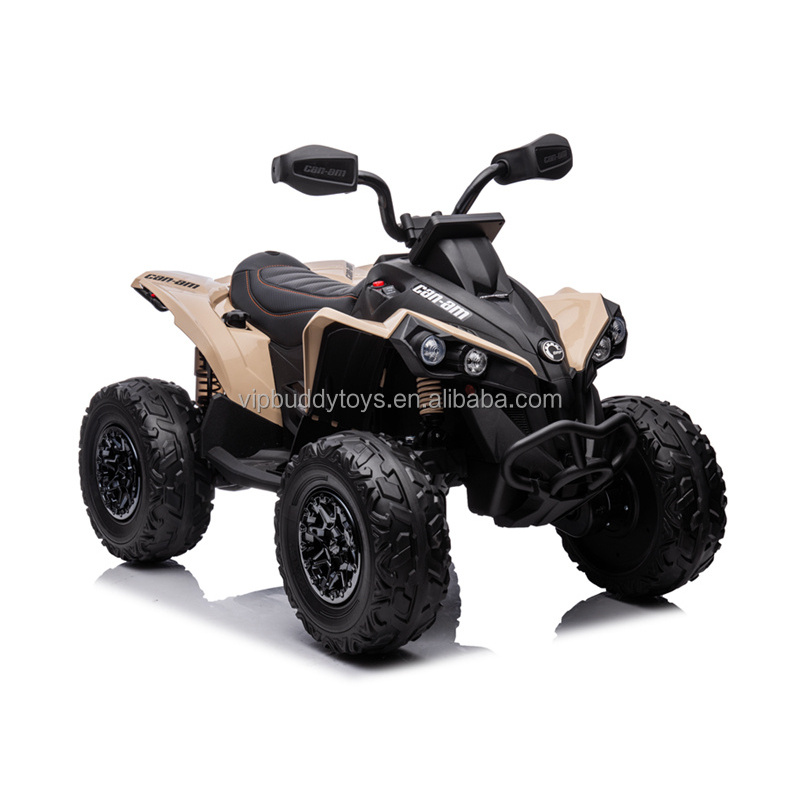 New Hot Sale Licensed Can Am Renegade Ons Plastic 24v Big Kids Atv Children Ride On Girls Wheel Battery Powered Car