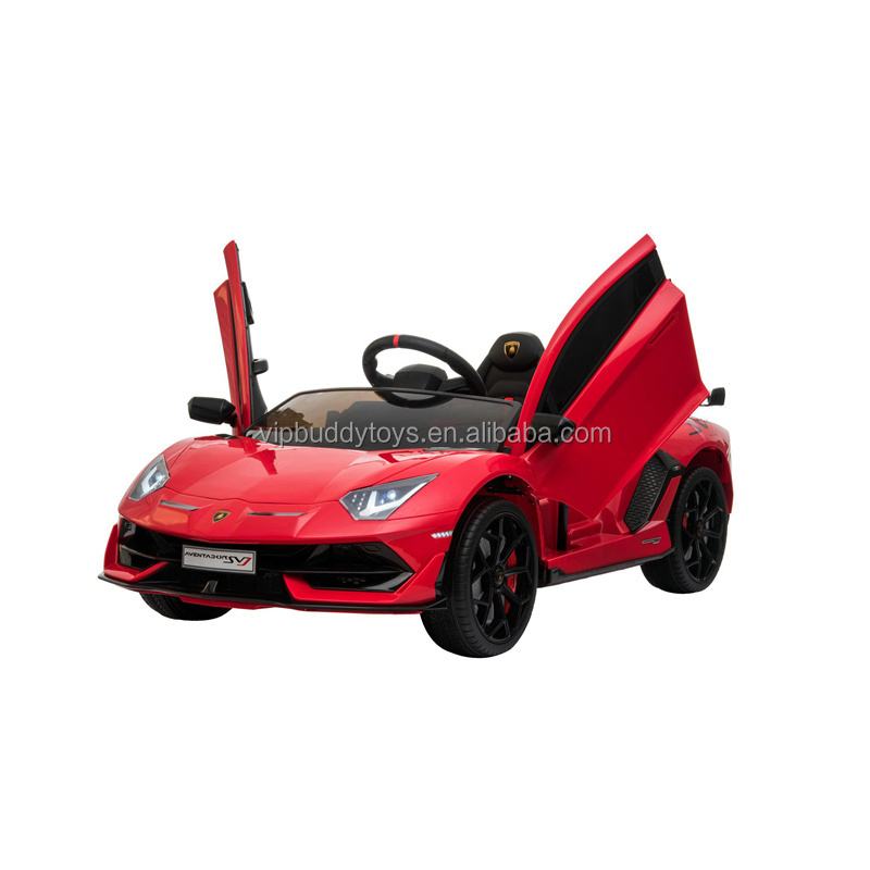 New Licensed Lamborghini Battery Operated Ride On Car 12v Two Seater Kids Electric Ride On Car Toys