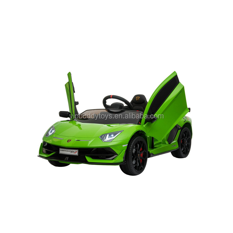 New Licensed Lamborghini Battery Operated Ride On Car 12v Two Seater Kids Electric Ride On Car Toys