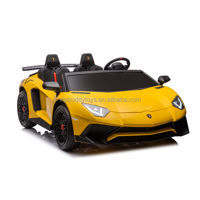 Baby Toys Child Kids Battery Power Big Two Seats 24V Ride on Real Lamborghini Battery Toy Car for Kids Big Size