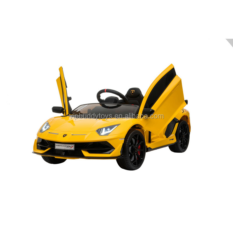 New Licensed Lamborghini Battery Operated Ride On Car 12v Two Seater Kids Electric Ride On Car Toys