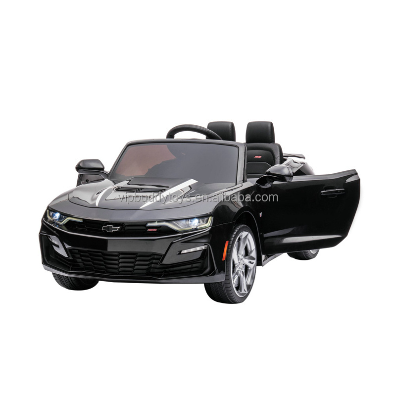 Newest Licensed Remote Control Powerful 12V Battery Drive Chevrolet Camaro 2ss Kids Electric Car Ride on