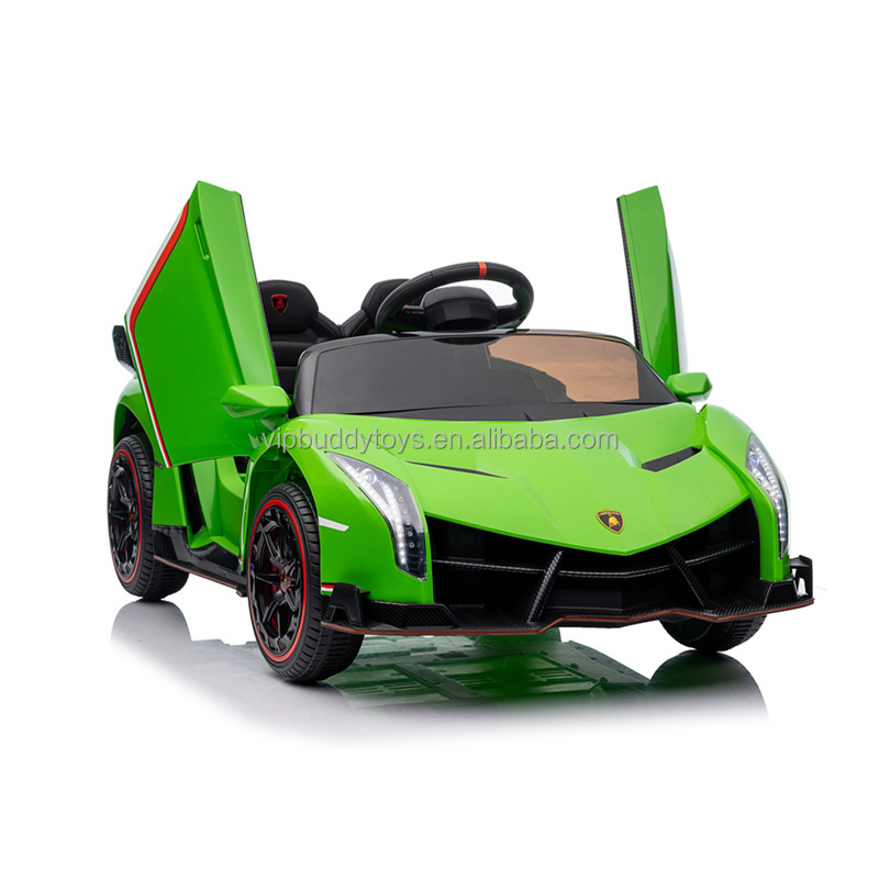 Popular Licensed Lamborghini Kids Two Seater 2 Seats Remote Control Ride on Toy 12V Battery Powered Rideon Cars for Baby