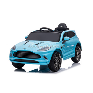 VIP BUDDY Kids Toys 2022 New Arrivals Licensed Aston Martin DBX Kids Cars Electric Ride on 12V with Remote Control