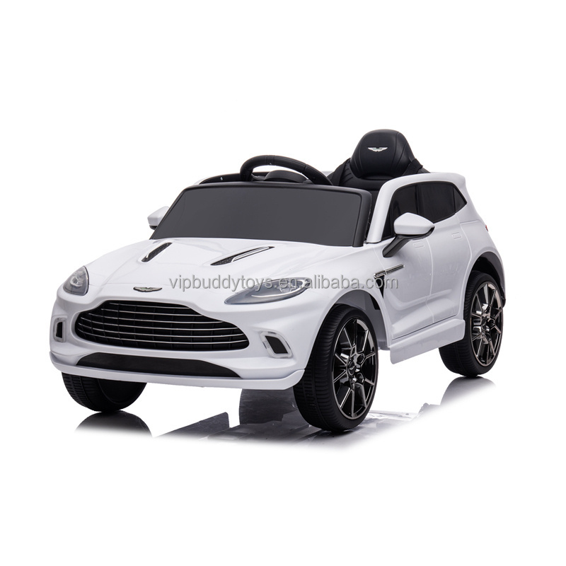 VIP BUDDY Kids Toys 2022 New Arrivals Licensed Aston Martin DBX Kids Cars Electric Ride on 12V with Remote Control