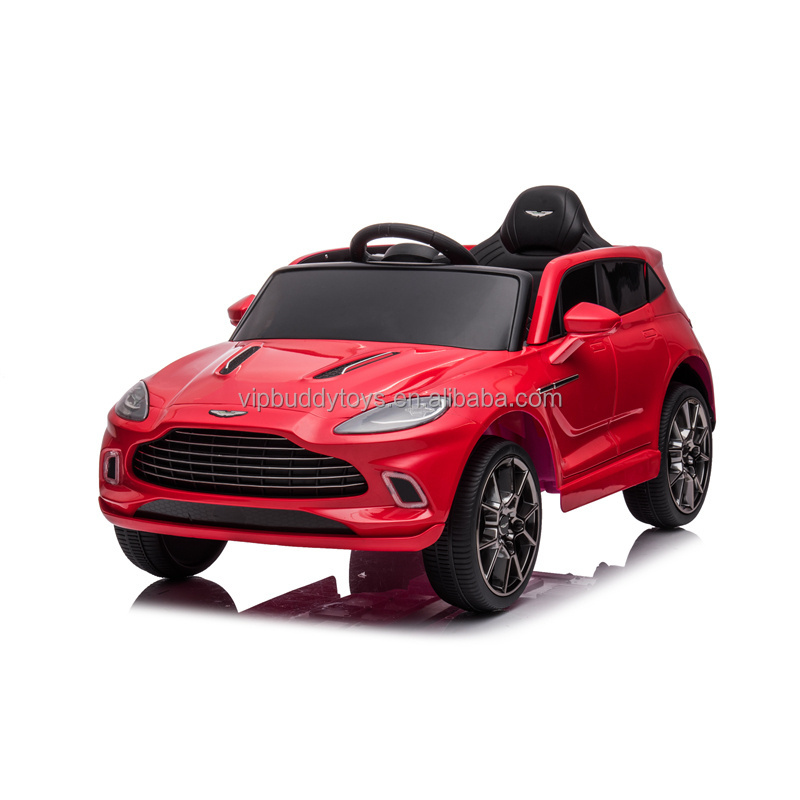 VIP BUDDY Kids Toys 2022 New Arrivals Licensed Aston Martin DBX Kids Cars Electric Ride on 12V with Remote Control