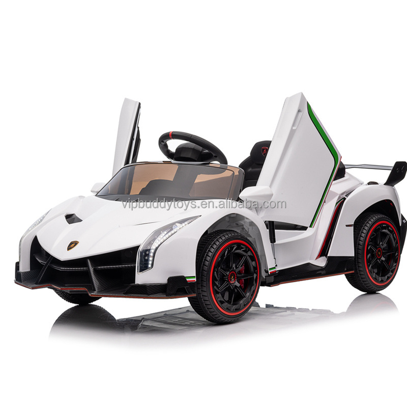 Popular Licensed Lamborghini Kids Two Seater 2 Seats Remote Control Ride on Toy 12V Battery Powered Rideon Cars for Baby