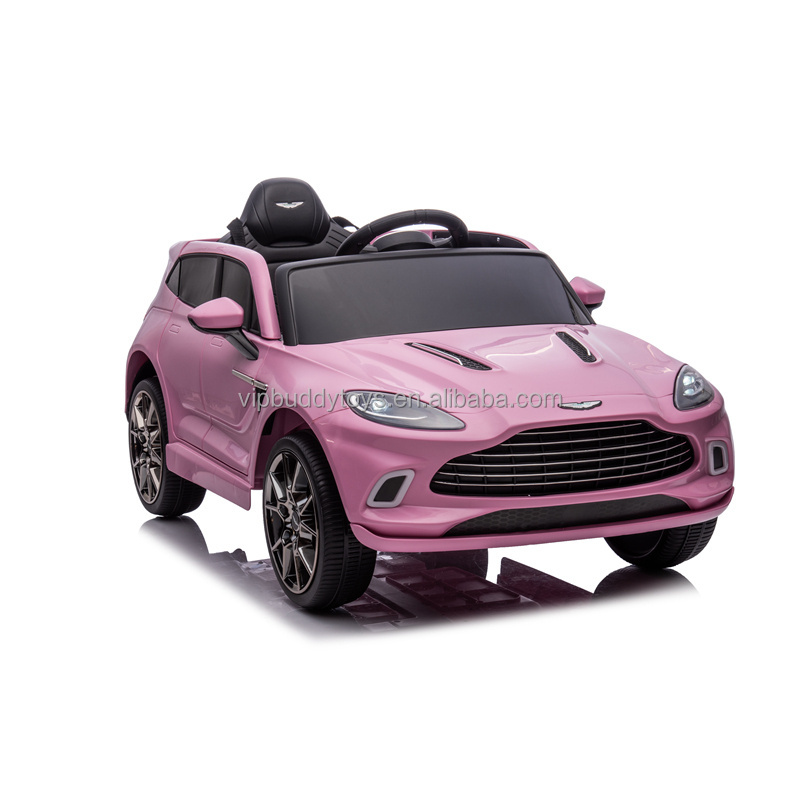 VIP BUDDY Kids Toys 2022 New Arrivals Licensed Aston Martin DBX Kids Cars Electric Ride on 12V with Remote Control