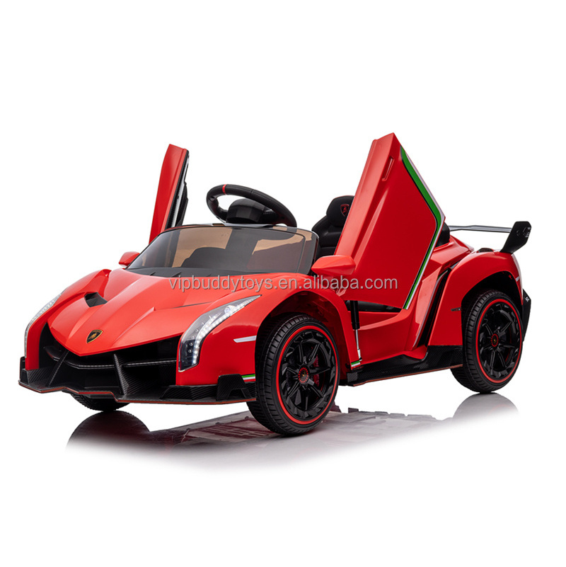 Popular Licensed Lamborghini Kids Two Seater 2 Seats Remote Control Ride on Toy 12V Battery Powered Rideon Cars for Baby