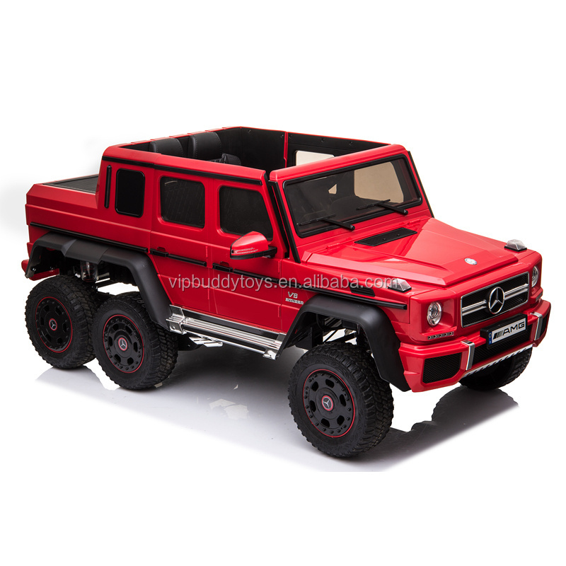 VIPBUDDY Licensed Mercedes Benz G63 AMG Six Wheel Ride on Car Kids 24V Big Best Baby 24 V Battery Electric 5-15 Yrs Boy