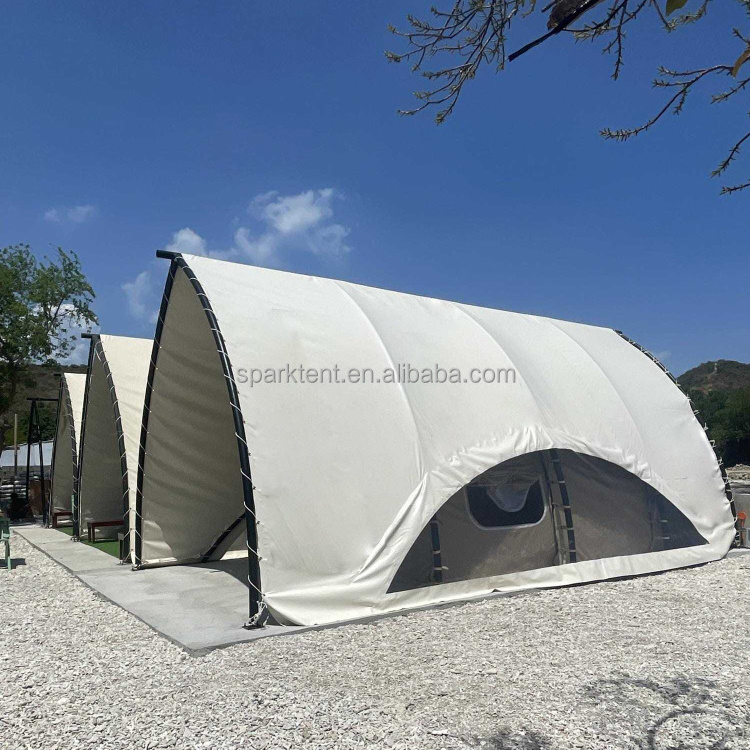 Outdoor Sailing Shape Restaurant Tent / 5X7m Camping Sailing Safari Tent for Resort