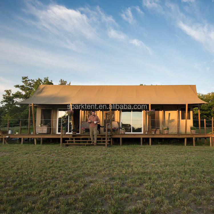 Safari House Tents /  Waterproof Glamping Lodges / Luxury Resort Hotel Tents