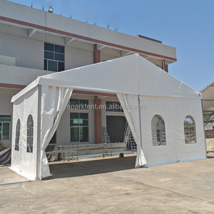 Outdoor Aluminum Framework PVC Cover Event Party Marquee 300 square meters Church Tent for 200 Seaters