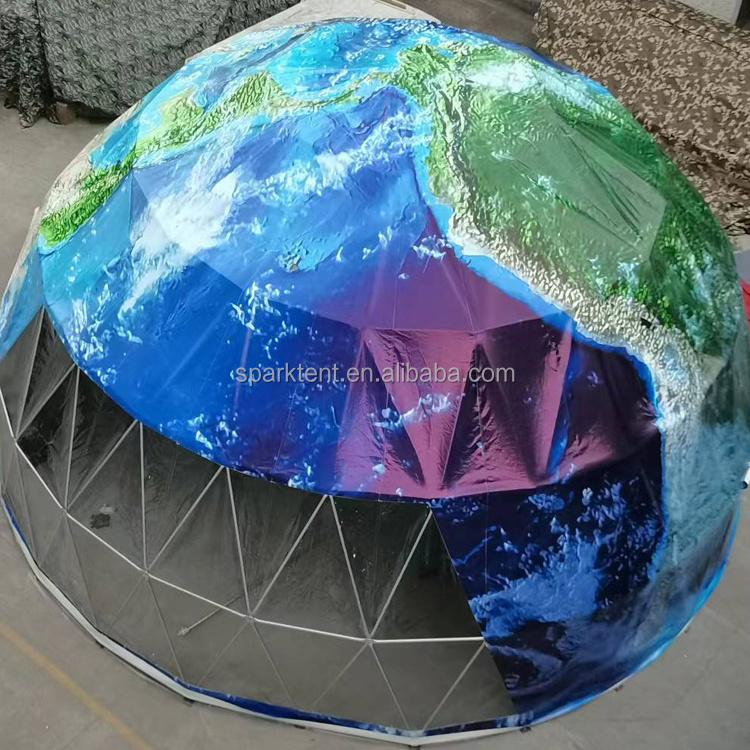 10m Diameter Spray Painting Geodesic Dome Tent For Outdoor Events