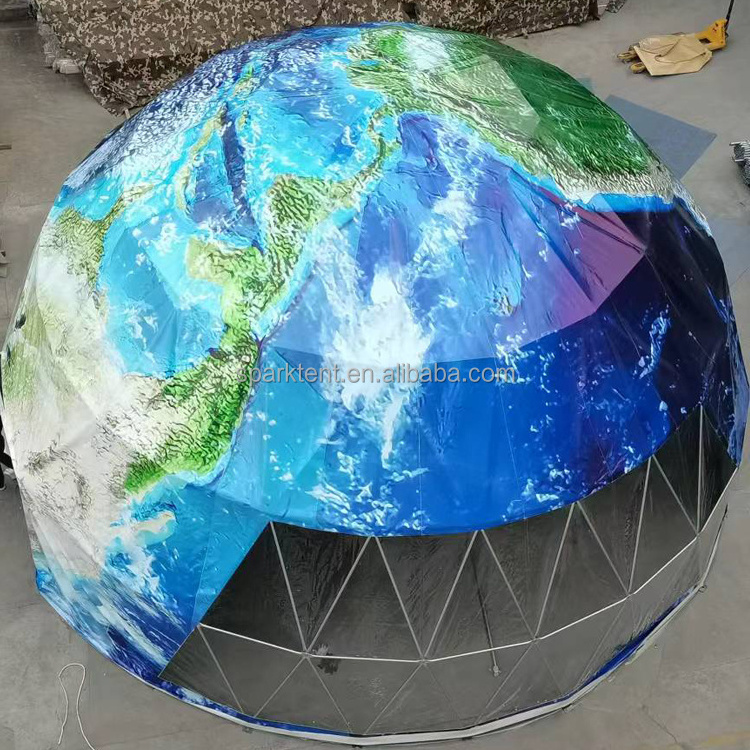 10m Diameter Spray Painting Geodesic Dome Tent For Outdoor Events