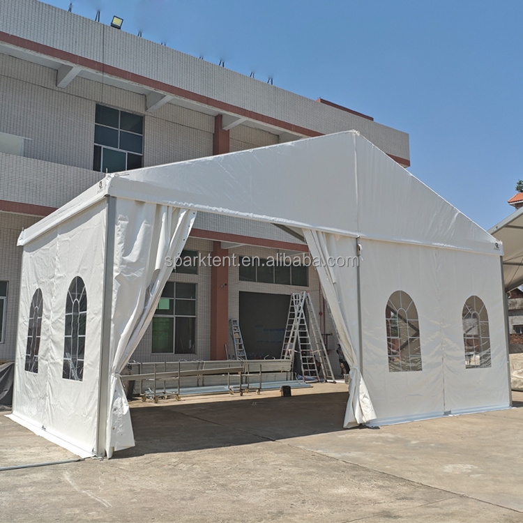 Outdoor Aluminum Framework PVC Cover Event Party Marquee 300 square meters Church Tent for 200 Seaters