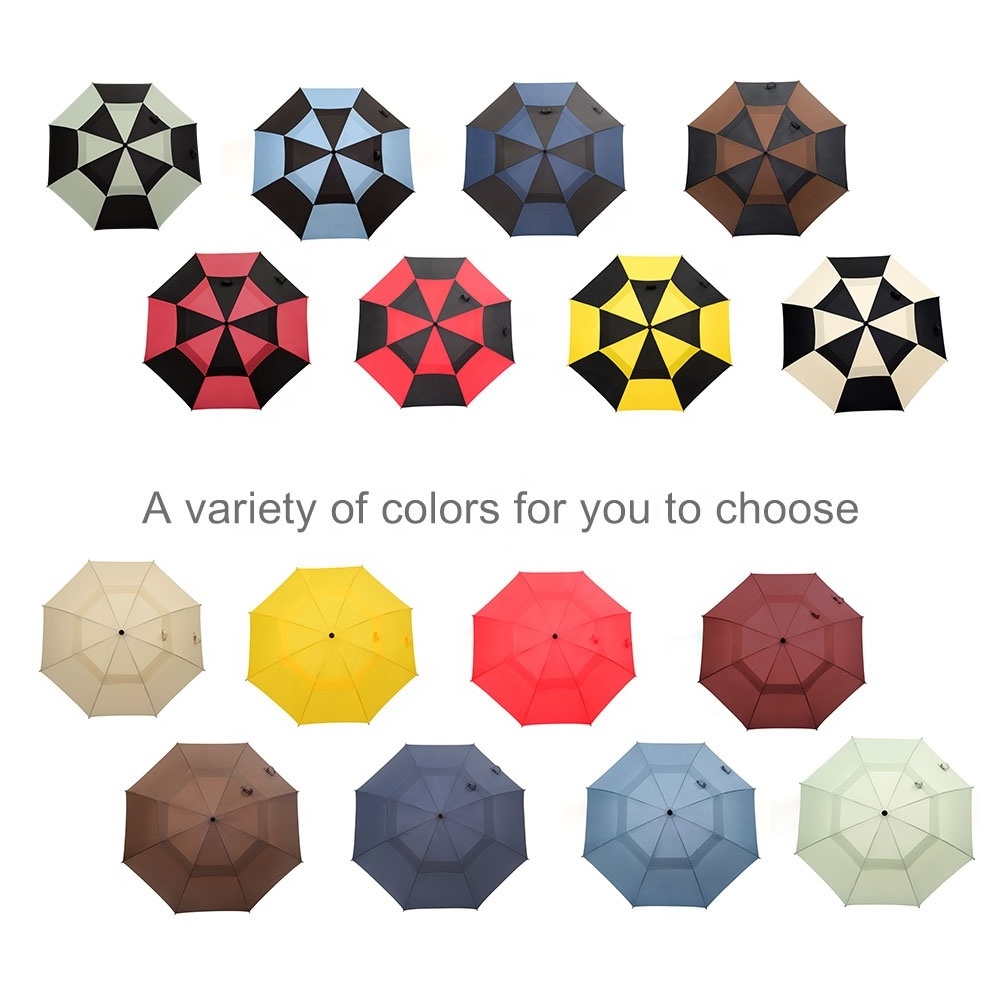 27 Inch /30 Large Strong Colorful Navy Hot Pink Blue And White Printed Orange Black Personalise Gold Royal Golf Umbrella