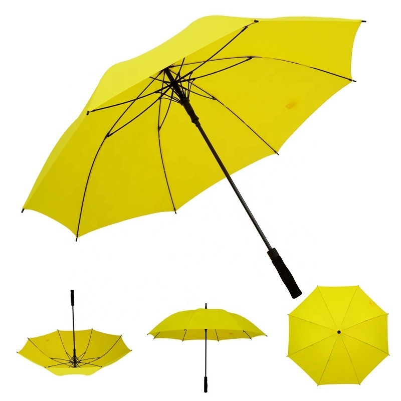 Bright yellow Logo Outdoor Big Custom Wholesale Cheap Umbrellas The High Quality Manufacturer Umbrella