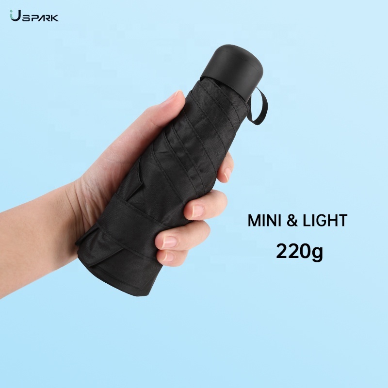 New Style 5 Folding Light Pocket Small Mini Umbrella for travel