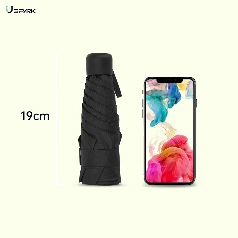 New Style 5 Folding Light Pocket Small Mini Umbrella for travel