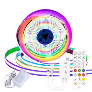 WiFi IR Remote Control Music Sync Dreamcolor COB Strip LED Ceiling Lights for Home