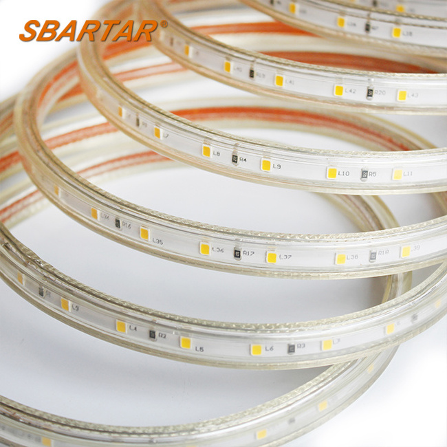 110V/220V smd 2835 60leds/m single color sideview flexible led strip for cove lighting