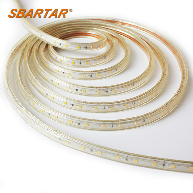 110V/220V smd 2835 60leds/m single color sideview flexible led strip for cove lighting