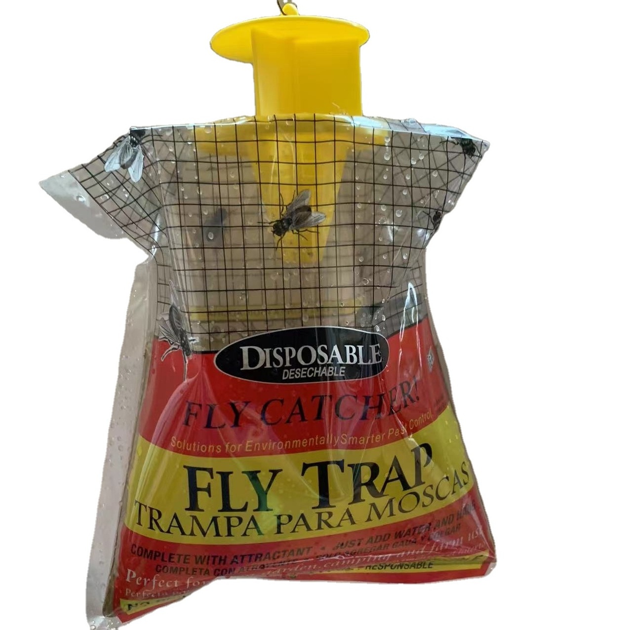 Fly Trap Outdoor Hanging  Disposable fly fruit trap Big Bag  Fly Catcher