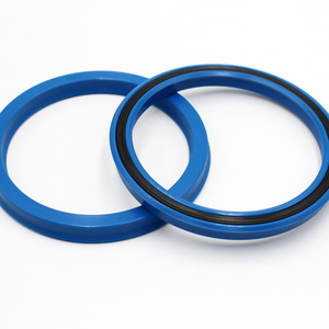 100% virgin PU material U Type Excavator Cylinder Reinforced Main Oil Seal Blue PU USA Hydraulic Rod Oil Seals Piston Rod Seals