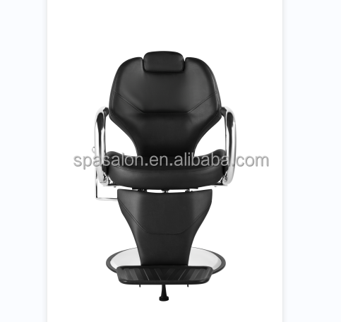 High Material Luxury Black and Silver man's barber chair Beauty Salon Furniture for Bathroom Barber Shop Use