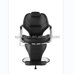 High Material Luxury Black and Silver man's barber chair Beauty Salon Furniture for Bathroom Barber Shop Use