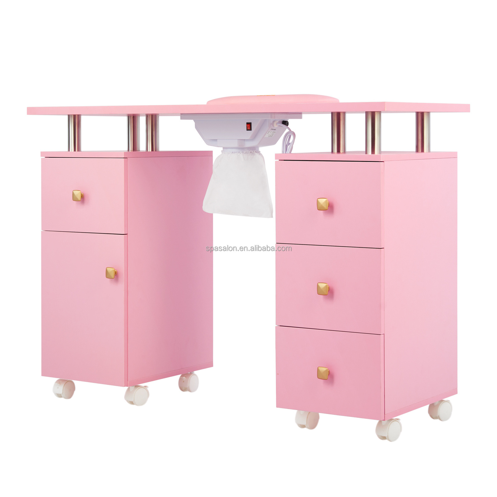 Wholesale white nail table manicure table for salon nail equipment Desk