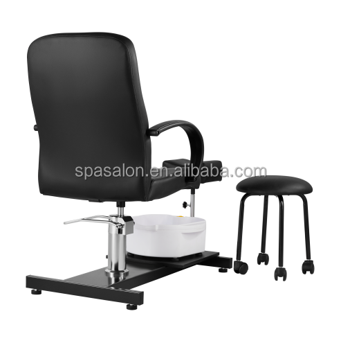 Pedicure Station Hydraulic Spa Chair&Foot Classic Salon Massage Equipment with Easy-Clean Bubble Massage Footbath