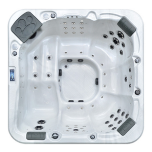 European Design Large US Acrylic Whirlpools Jacuzzii Balboa 50 Jets Massage Bath 5 Persons Outdoor Spa Pool