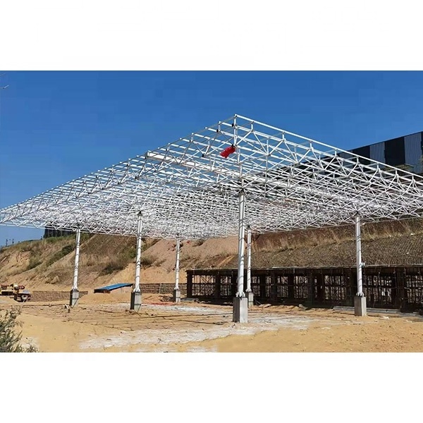 Customized Modern Low Cost Steel Structure Canopy Gas Station Shelter Petrol Station Roof