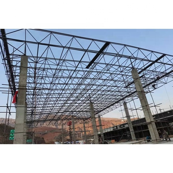 Yunjoin Low Price Space Frame Steel Structure Gas Station Canopy Shed Petrol Station Roof