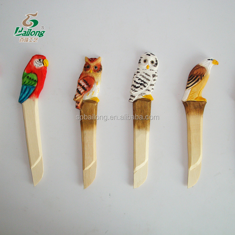 Handcrafted cute gift souvenir custom animal wood bookmark