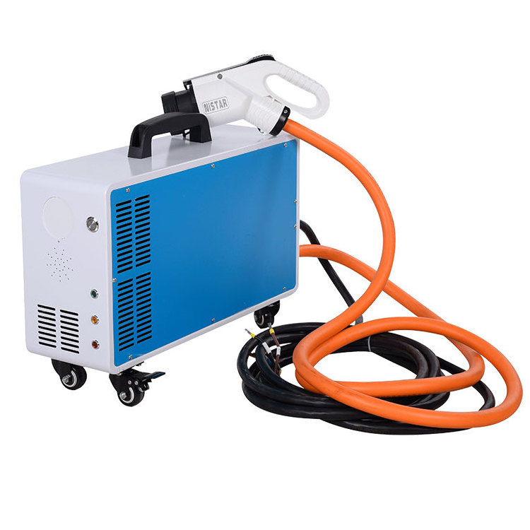 Fast EV car RGV DC charger Portable EV Car Charger 450V 750V lithium battery charger 7Kw 15Kw 20Kw 30kw battery pack