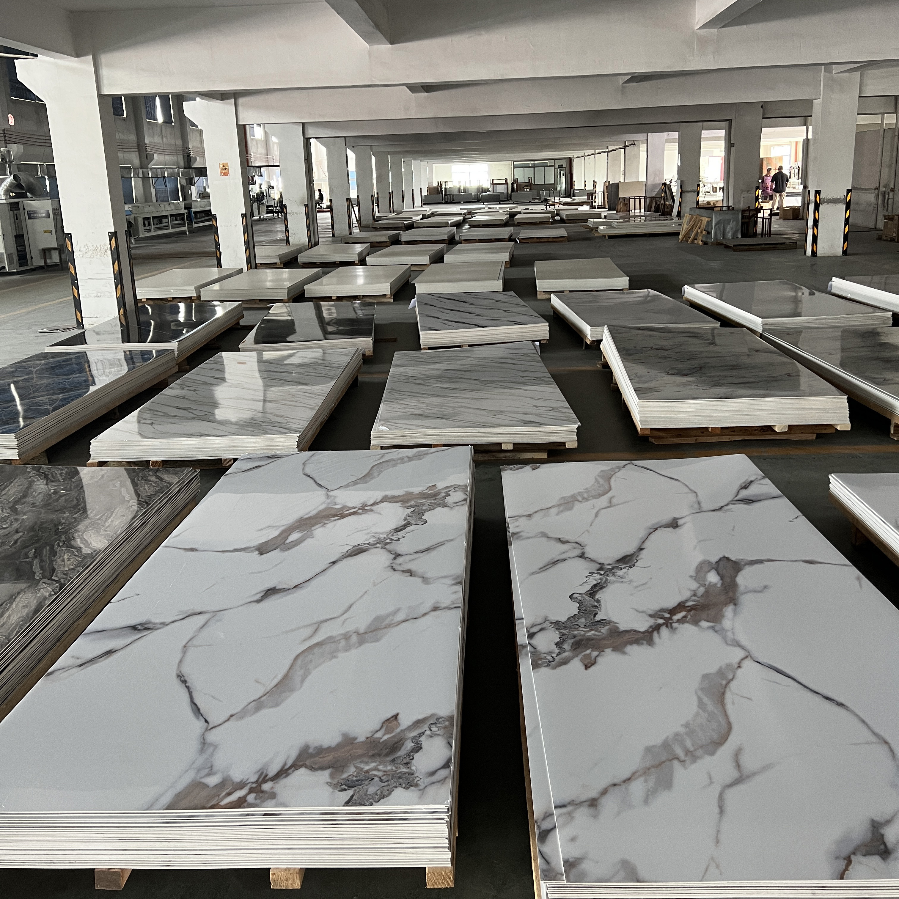 3mm PVC marble sheet UV wall panel for interior decoration ...