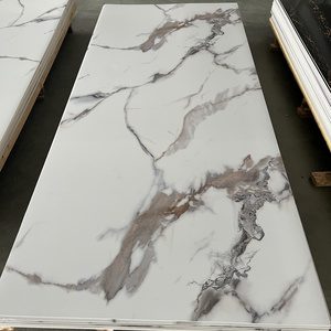 3mm PVC marble sheet UV wall panel for interior decoration