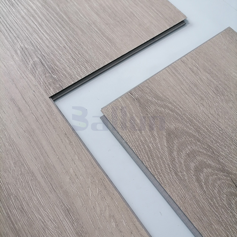 Stone plastic composite plank flooring spc click vinyl piso laminado pvc