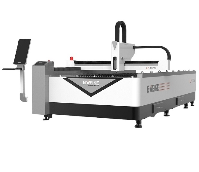 Gweike LF1325LC metal and nonmetal 1000W stainless steel carbon steel cnc fiber laser cutting machine